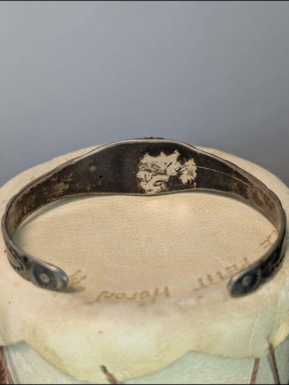 Vintage 1930s Maisels Sterling Silver Turquoise Thunderbird Fred Harvey Era Cuff - Picture 8 of 11